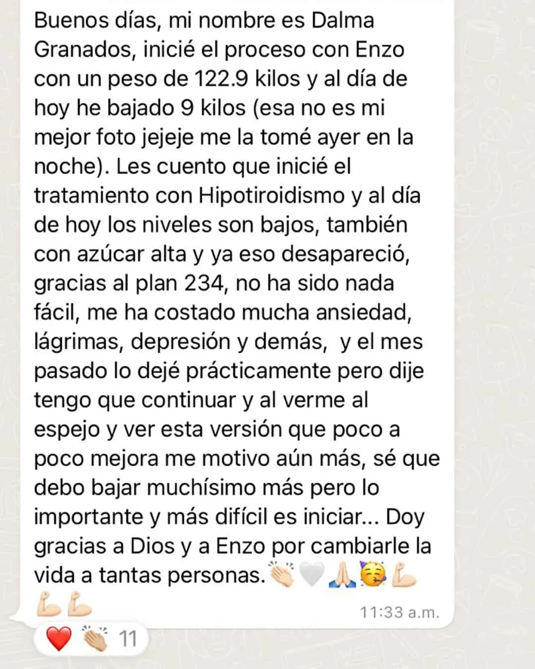 Mensaje de paciente 2