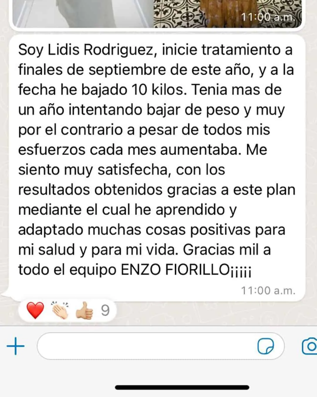 Mensaje de paciente 4